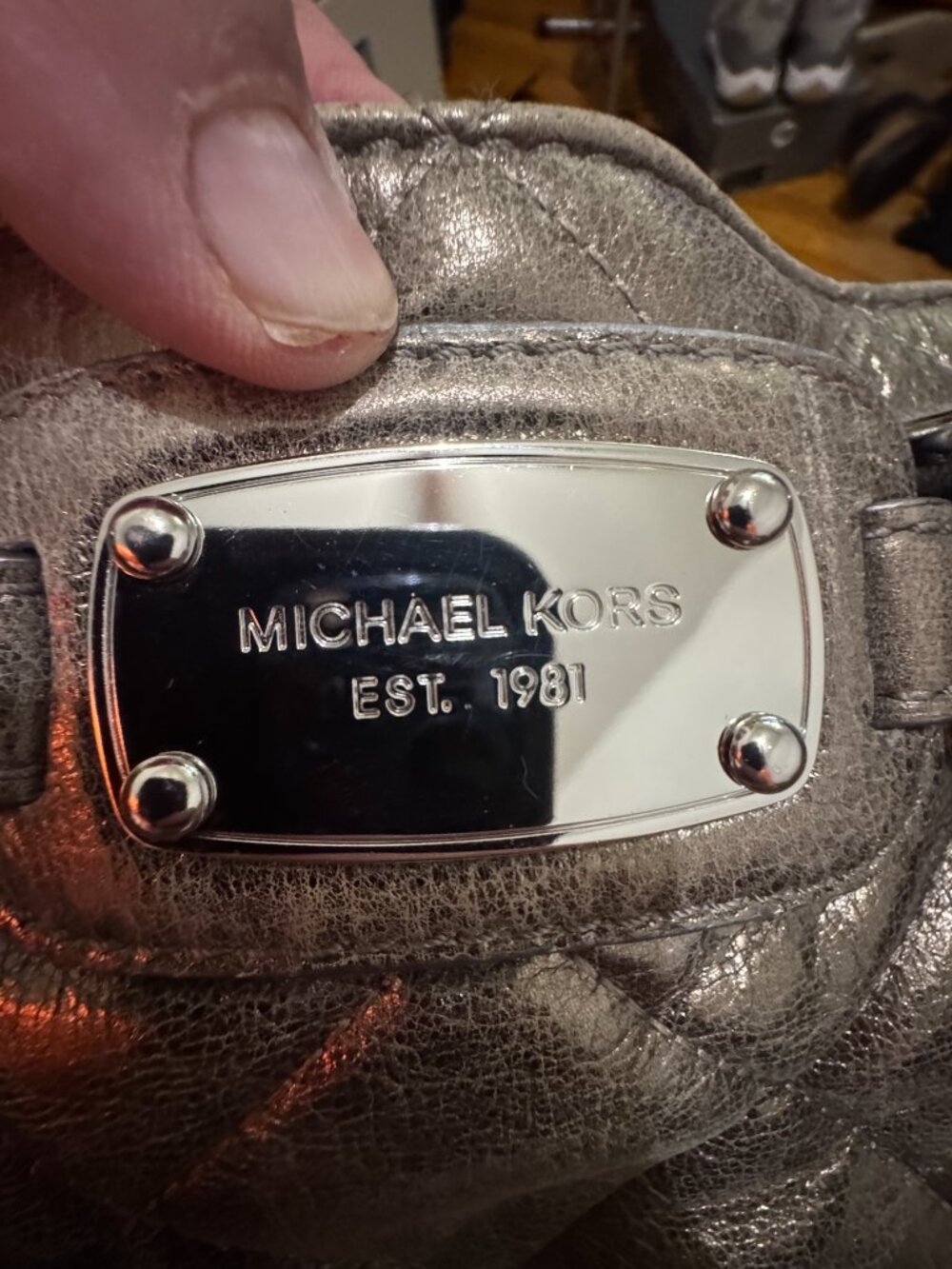 MICHAEL Michael Kors “Astor” quilted satchel/tote - Picture 2 of 10